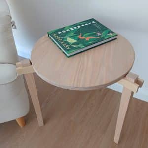 American Oak Tri-Table